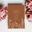 Search for orange rehearsal dinner invitations Floral