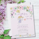 Search for flower garden baby shower invitations Whimsical