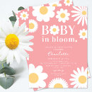 Search for baby in bloom invitations Modern