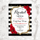 Search for gold black 5x7 bridal shower invitations elegant