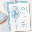 Search for balloon hearts invitations Watercolor
