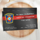 Search for firefighter business cards Professional