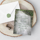 Search for misty light invitations Enchanted forest