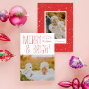 Search for single photo christmas cards Red