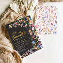 Search for colorful flowers baby shower invitations For her