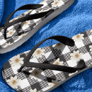 Search for black and white checkered thongs Buffalo plaid