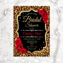 Search for leopard bridal shower invitations Elegant