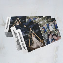 Search for three business cards Photo collage