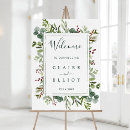 Search for christmas welcome wedding signs Red berries