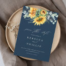 Search for sunflower wedding save the dates Eucalyptus
