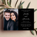 Search for mod wedding invitations Black and white
