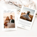 Search for wedding thank you cards heart
