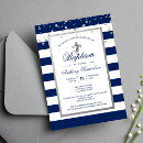 Search for blue and silver christening invitations Elegant