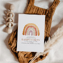 Search for rainbow baby invitations Bohemian