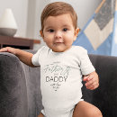 Search for fathers day baby bodysuits Daddy