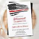 Search for firefighter retirement party invitations Fire department