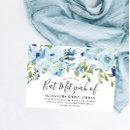 Search for floral bar bat mitzvah invitations Blue