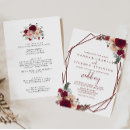 Search for red and pink invitations Bride