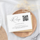 Search for qr code wedding rsvp cards Simple modern minimalist