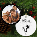 Search for monogrammed christmas tree decorations Family