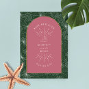 Search for palm leaves save the dates Tropical