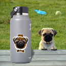 Search for pug mom stickers Dog