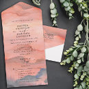 Search for mountain sunset wedding invitations Rustic