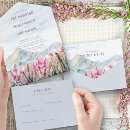 Search for mountain wildflowers invitations Bride