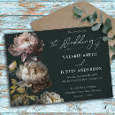 Search for elegant gothic wedding invitations Modern