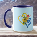 Search for yellow hearts mugs Valentines