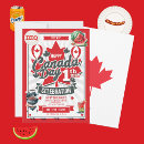 Search for canada day invitations red and white
