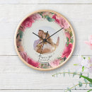Search for blush pink floral clocks Roses