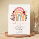 Search for rainbow baby girl shower invitations Whimsical