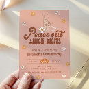 Search for peace out single digits birthday invitations 10th birthday party