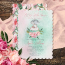 Search for pink and mint green invitations Mother to be