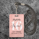 Search for vip pass sweet 16 invitations Girly