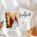 Search for bohemian sweet 16 invitations Minimalist