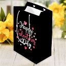Search for cute black gift bags pink