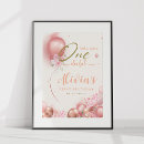 Search for miss onederful Pink balloon