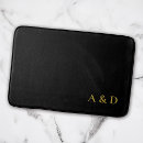 Search for black and gold bath mats Minimalist