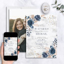 Search for pink marble wedding invitations Floral