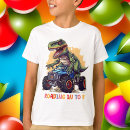 Search for dinosaur birthday kids tshirts Prehistoric