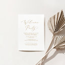 Search for welcome party enclosure cards Minimalist