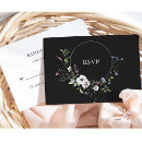 Search for black white and purple invitations Botanical