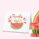 Search for one in a melon thank you cards Girl