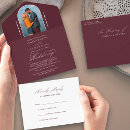 Search for deep wine red invitations Elegant