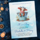 Search for cow baby boy shower invitations Rustic