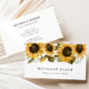 Search for sunflower business cards Yellow flower
