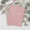Search for simple baby girl shower invitations Minimal