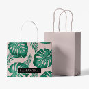 Search for tropical gift bags Palm leaves